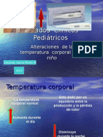 Alteraciones de La Temperatura Corporal en El Niño