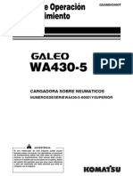 Cargador Frontal - WA430-5 - GALEO - SERIES - 60001 PDF