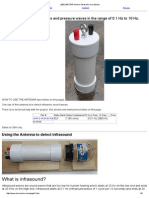 Detect Slow Sound Waves with DIY Infrasonic Microphone