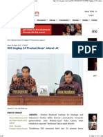 ISIS Ungkap 24 'Prestasi Besar' Jokowi-JK - JPNN