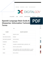 Spanish Language Style Guide & Glossaries_ Information Technology Terms _ DigitalGov