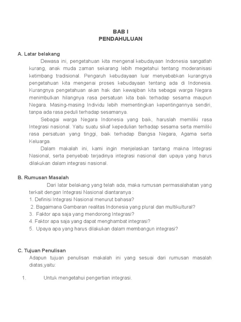Integrasi Nasional