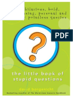 The Little Book of Stupid Questions-David Borgenicht