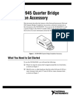 NI 9944/9945 Quarter Bridge Completion Accessory: User Guide