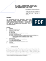 Restricción A La Tutela Jurisdiccional Efectiva en La Pretensión de Indemnización Por Ejecución de Medida Cautelar Innecesaria o Maliciosa