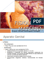 Fisiología Materna Del Embarazo