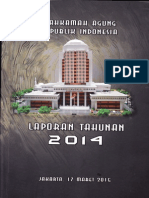 Laporan Tahunan 2014 Mahkamah Agung Republik Indonesia