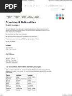 Download Countries Nationalities and Languages English Vocabulary - Vocabulario Ingls Nacionalidades by bahasa_280181 SN260457127 doc pdf