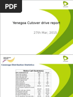 Yenegoa Cutover Drive Report 27-03-15