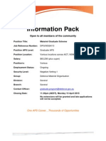 DMO - MGS Information Pack 2015