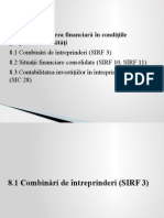 Tema - 8 - Raportarea Financiara in Conditiile Grupurilor de Entitati