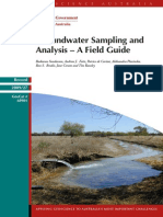 Groundwater Sampling and Analysis – A Field Guide