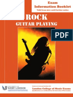 RGT Rock Guitar Information Booklet