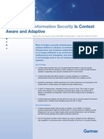 Gartner Reprint - The Future of Information Security Is Context Aware and Adaptive