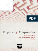 Explicar y Comprender - David Pérez & Luisa Paz Rodríguez