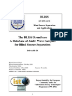 Bliss: Blind Source Separation and Applications