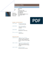 Curriculum Vitea Engels