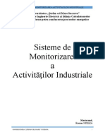 Sisteme de MSisteme de Monitorizare A Activităților Industrial Monitorizare A Proceselor Industriale