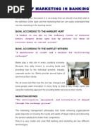 Download Role of Marketing in Banking by adillawa SN26047161 doc pdf