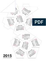 CALENDARIO Deskcal Es 2015m