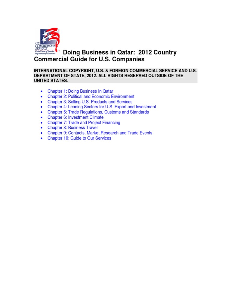 Qatar Business Guide | PDF | Qatar | Intellectual Property