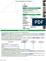 Revisión Ficha Ambiental Proyectos