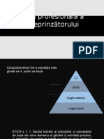 Etica Profesională A Întreprinzătorului