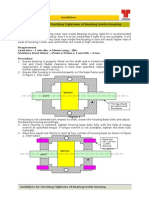 Checking Bearing Housing Tightness