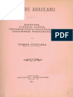 Tomas Guevara-Folclore Araucano