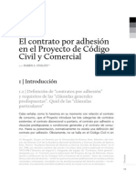 Contrato Por Adhesion en El Nuevo Codigo