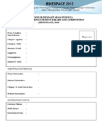 Formulir Pendaftaran MINESPACE