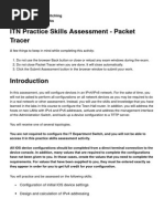 Download ITN Practice Skills Assessment - Packet Tracer by SarahFoxes SN260489592 doc pdf