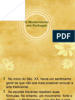 Modernismo Português e Fernando Pessoa