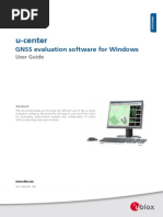u Center UserGuide (UBX 13005250)