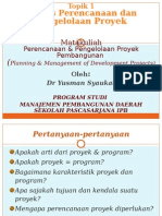 Perencanaan Proyek