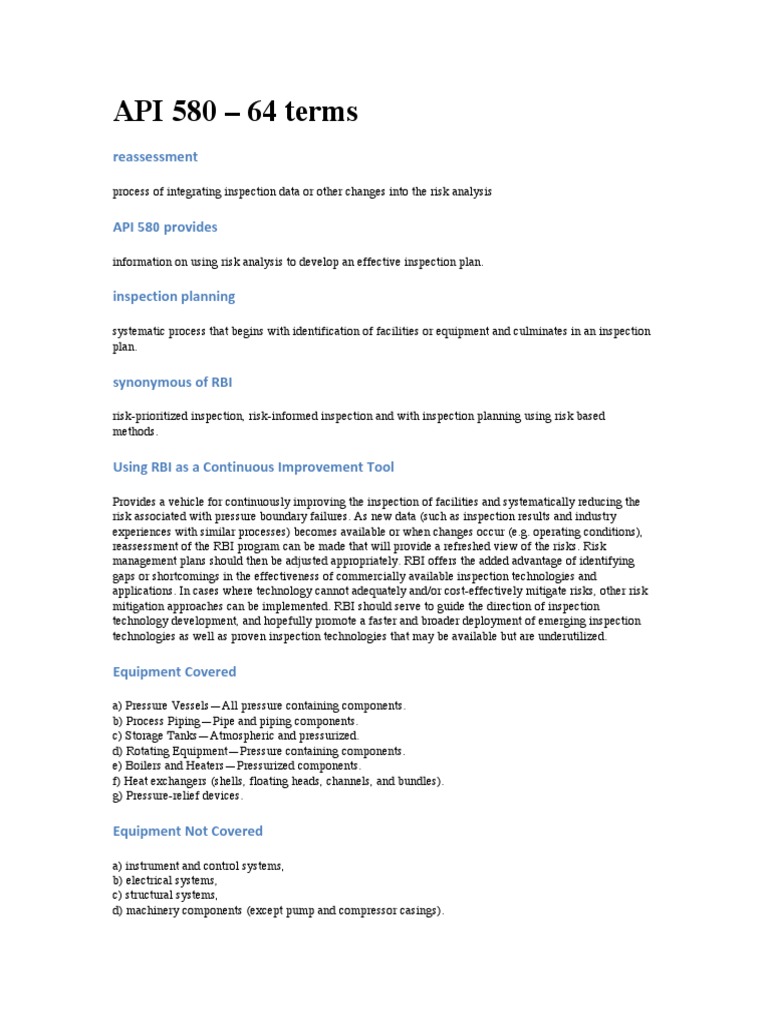 API-580 Zertifizierungsantworten