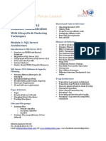 SQL DBA Contents PDF