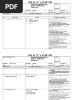 form checklist inspeksi apd JSA Menggunakan Perancah