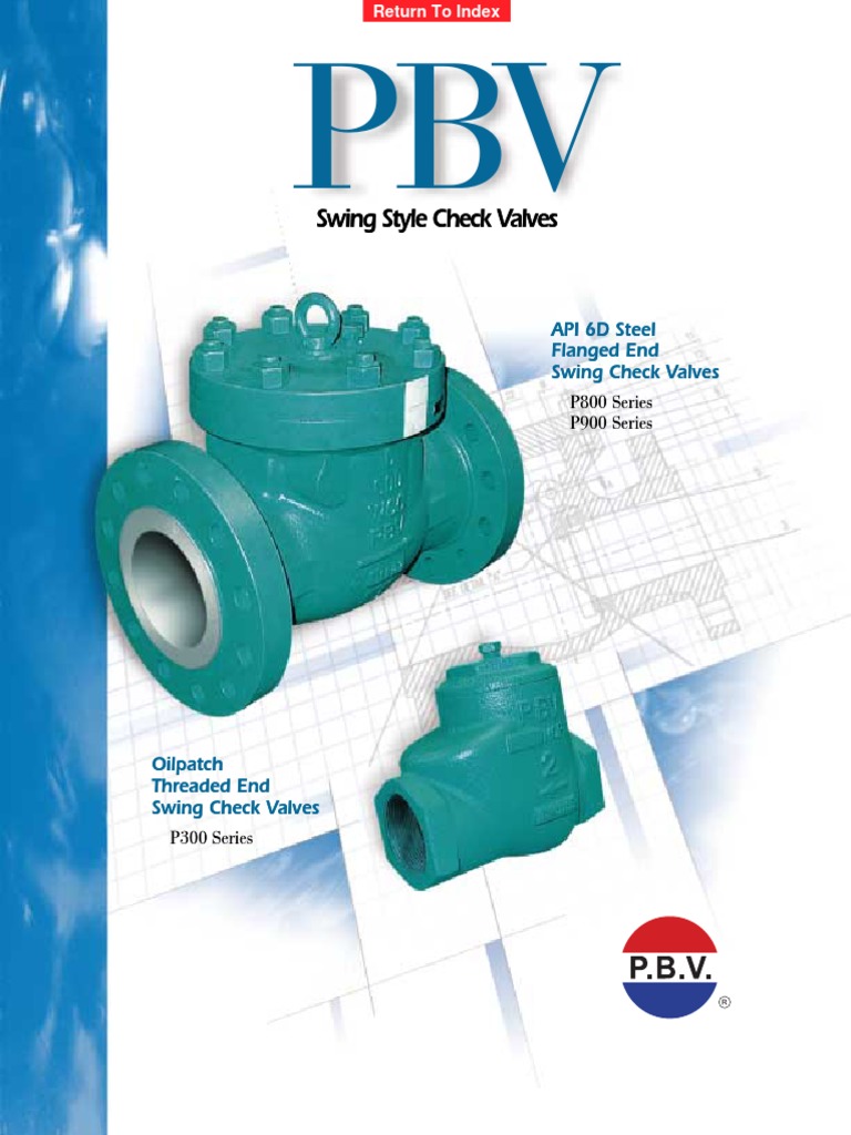 PBV_CHECK 001 Valve Business