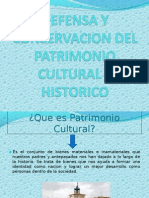 Defensa y Conservacion Del Patrimonio Cultural e Historico(2)