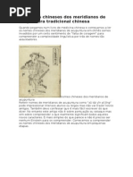 Os Nomes Chineses Dos Meridianos de Acupuntura Tradicional Chinesa