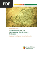 FORTES, Ronaldo Vielmi - As Novas Vias Da Ontologia Em György Lukács - As Bases Ontológicas Do Conhecimento Novas Edições Acadêmicas, 2013 (1)