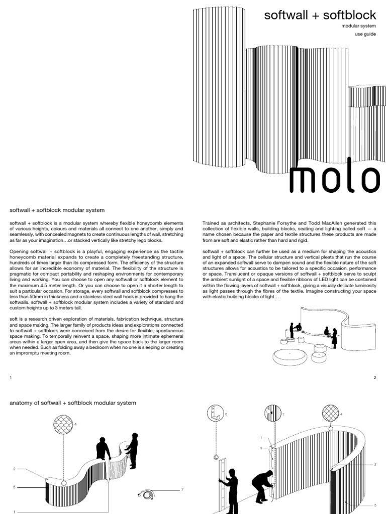 Softwall + Softblock Modular System Guide | PDF | Softball | Paper