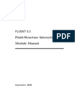 Fluid Structure Interaction Manual