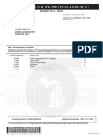 elementary education test scores