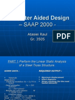 Computer Aided Design - SAAP 2000