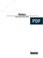 Lexicon Reflex MIDI Implementation Guide