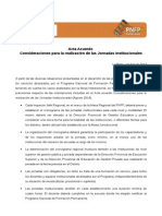 Acta Acuerdo Jornadas Institucionales Noviembre-Diciembre