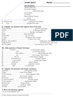 I. Put The Verb in Brackets in Present Continuous:: Am Studying Taking