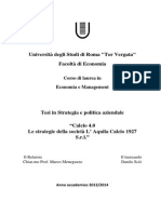 Calcio 4.0: Le Strategie Dell' Aquila Calcio